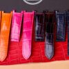 18mm 20mm Genuine best quality American Alligator Orange Pink Black Blue leather watch strap and watch band replacement for Cartier De Pasha watches from DR Watchstrap - Shop the 100% handmade crocodile leather straps and watch bands online at a low price