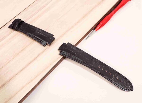 Girard Perregaux 80180 aftermarket brown alligator leather watch strap