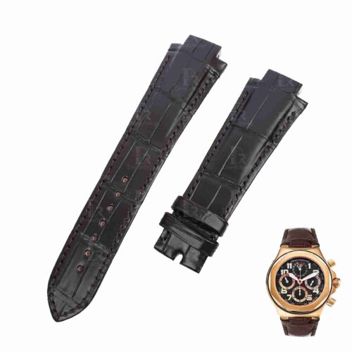 Girard Perregaux Laureato Evo3 80180 replacement brown leather watch strap