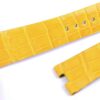 handmade American Crocodile skin yellow leather
