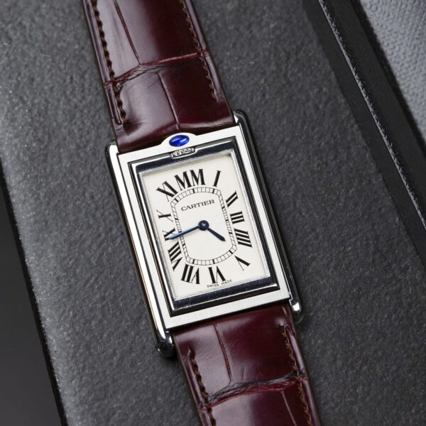 Handmade Leather watch strap Brown Alligator Belly Scale