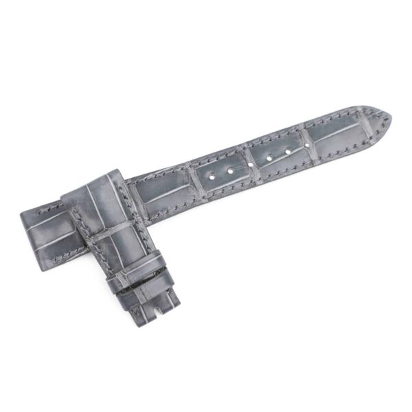 Patek Philippe grand strap - Alligator Leather - Pale Grey Replacement watch band