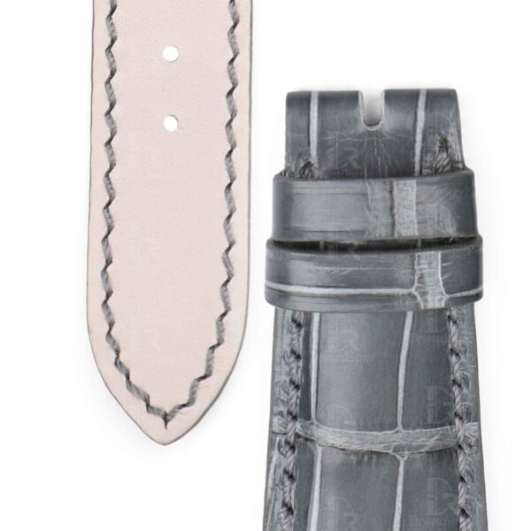 Handmade Black Leather Strap for Patek Philippe Grand