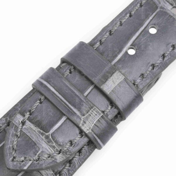 Handmade Black Leather Strap for Patek Philippe Grand