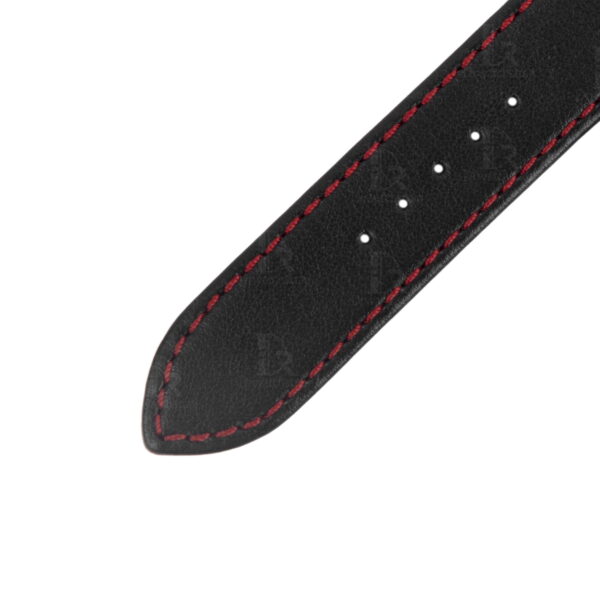 Custom 22mm 24mm Black leather strap for Tudor Fastrider Ducati