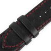 Custom 22mm 24mm Black leather strap for Tudor Fastrider Ducati