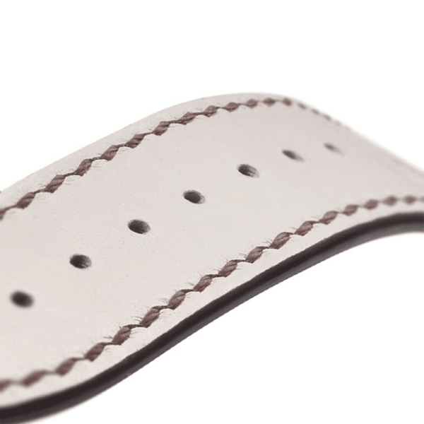 Audemars Piguet Millenary curved end leather watch strap hand-stitching