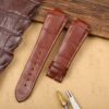 Buy Custom Girard Perregaux Laureato Evo3 80180 replacement brown leather watch strap (1)