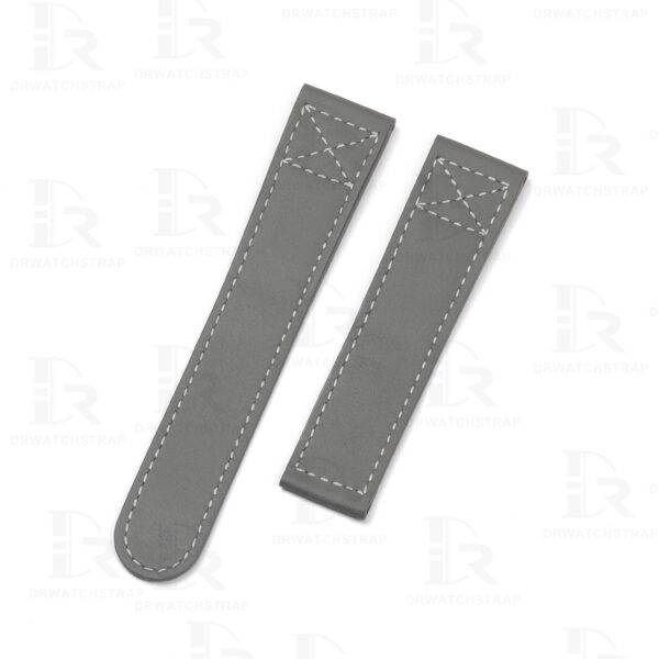 Buy Custom Oris BC4 straps and gray leather watch bands replacement for sale