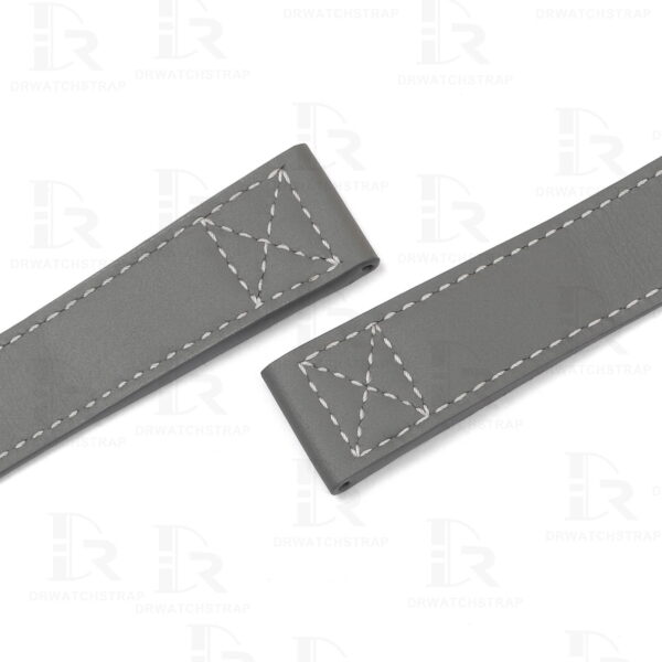 Buy Custom Oris BC4 straps and gray leather watch bands replacement for sale