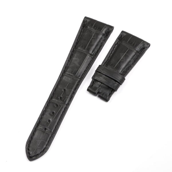 Buy Custom Patek Philippe grand Black Alligator Leather strap Replacement watchband