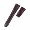 Buy Custom Patek Philippe grand Burgundy Alligator Leather strap Replacement watchbands