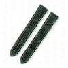 Custom Green Alligator leather watch band for Cartier Santos Galbee strap replacement old style guarantee fit