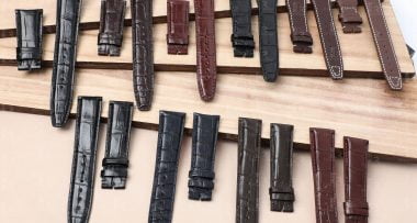 IWC replacement leather watch bands for sale - custom handmade straps