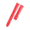 Replacement Jaeger Lecoultre Rendez Vous moon Day and Night watch strap Red Alligator leather watch band 14mm 16mm