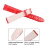 Replacement Jaeger Lecoultre Rendez Vous moon Day and Night watch strap Red Alligator leather watch band 14mm 16mm