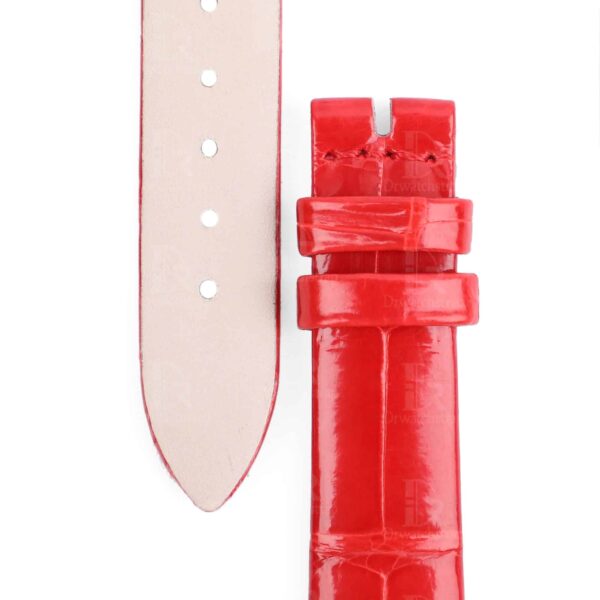 JLC Leather strap 14mm 16mm for sale - Buy replacement Jaeger Lecoultre Alligator strap for Rendez Vous Moon