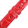Jaeger Lecoultre replacement strap - red alligator leather