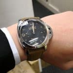 Buy custom Panerai suede leather watch band strap brown