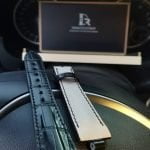 Buy Custom Bulgari Bvlgari Diagono red alligator leather watch straps replacement watch band