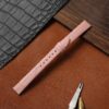 Buy custom Jaeger Lecoultre Rendez Vous Moon Pink leather watch Serie 14mm 16mm watchband replacement