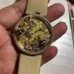 Buy Custom cartier pasha grey leather watch straps replacement watch band