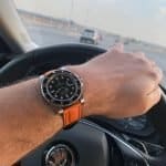 Custom WHITE Velcro watch band for Hublot Big Bang 647, 301, 601