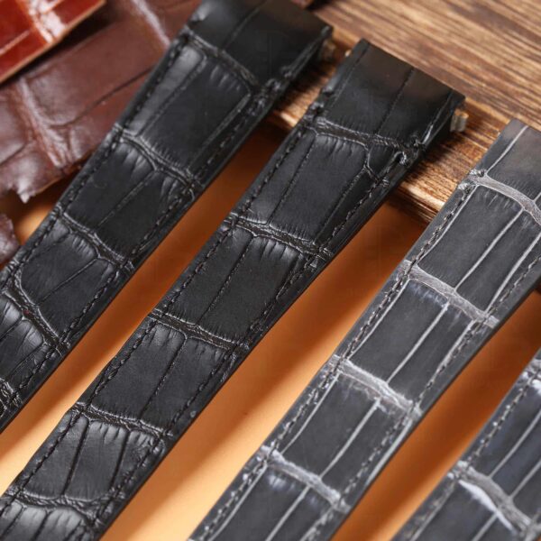 High-end Alligator leather strap Quick Release for Cartier de Santos - no tool needed