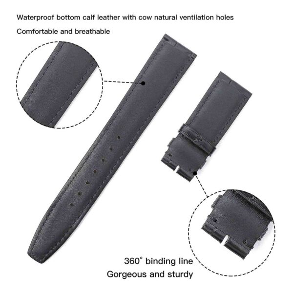 IWC Portuguese bracelet handcrafted Alligator watch band