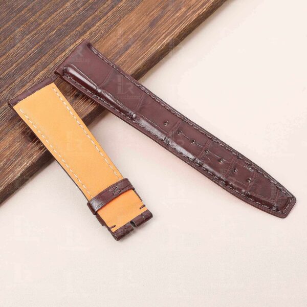 IWC Santoni brown strap buy replacement handcrafted watchband