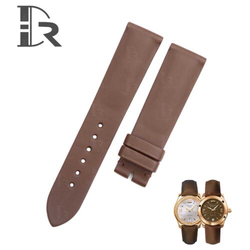 Best quality OEM premium Satin material brown leather watch straps and watch bands replacement for Glashutte Original Ladies Serenade luxury watches - Shop high-end handmade satin strap and watchband at a low price
