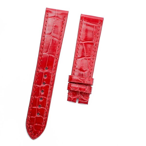 Buy custom Chopard Happy Sport Red leather strap 15mm 18mm for sale (1)