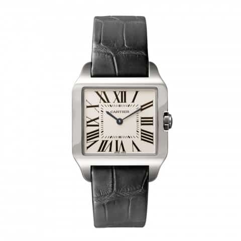 Custom alligator watch strap for Cartier Santos Dumont (Multi-colors)