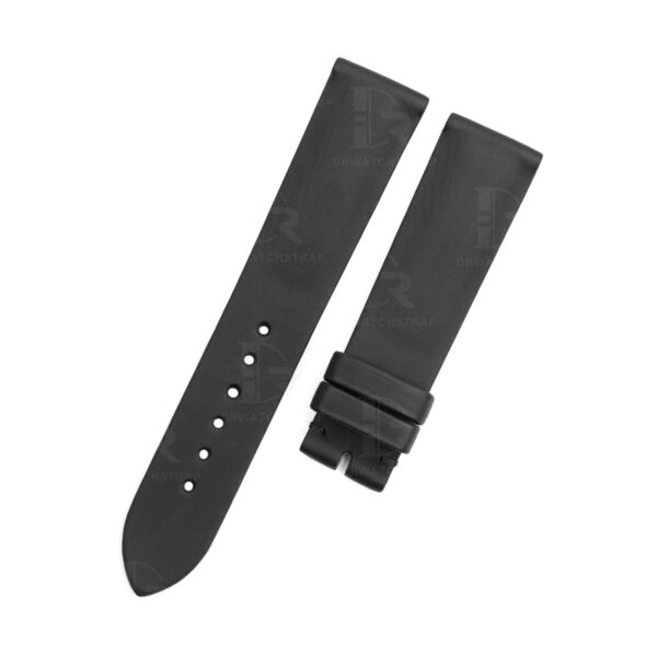 Best quality OEM premium Satin material Black leather watch straps and watch bands replacement for Glashutte Original Ladies Serenade luxury watches - Shop high-end handmade satin strap and watchband