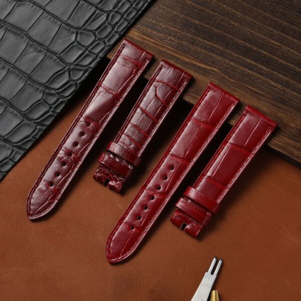 Buy replacement Chopard Happy Sport Red leather watch straps 15mm 18mm bands for sale