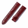 Replacement Chopard Happy Sport Red leather strap 15mm 18mm Aftermarket (1)