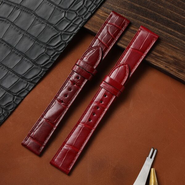 Buy replacement Chopard Happy Sport Red leather watch straps 15mm 18mm bands for sale