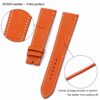 1625235362-Hermes-Cape-Cod-watch-strap-replacement-Orange-sport-band (28) Premium high-quality Epsom orange calfskin leather Hermes watch band and strap for Hermes Heure H Cape Cod luxury watch - orange sport band - Shop Single tour watch bands online for sale at low price