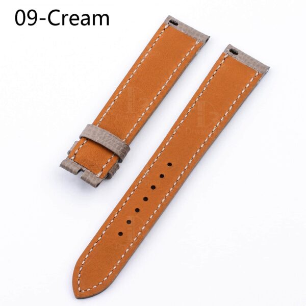 1625239802-Hermes-Cape-Cod-watch-strap-replacement-Orange-sport-band (5) Hermes Heure H watch strap Purple Single tour sport band replacement for sale