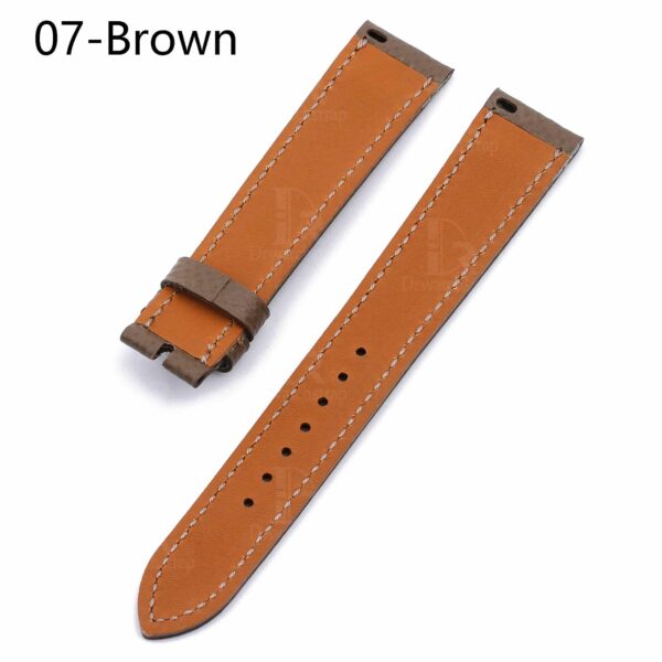 1625239824-Hermes-Cape-Cod-watch-strap-replacement-Orange-sport-band (9) Hermes cape cod watch strap Brown Single tour sport band replacement for sale
