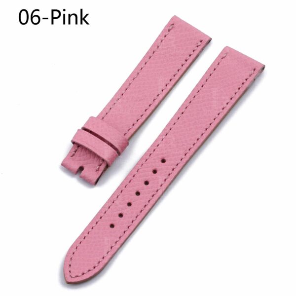 1625239849-Hermes-Cape-Cod-watch-strap-replacement-Orange-sport-band (14) Hermes watch band Single Tour Pink Epson Heure H leather strap replacement