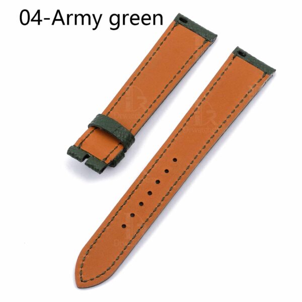 1625239876-Hermes-Cape-Cod-watch-strap-replacement-Orange-sport-band (19) Hermes watch band Epson Heure H leather strap replacement