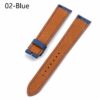1625239896-Hermes-Cape-Cod-watch-strap-replacement-Orange-sport-band (23) Buy Hermes leather strap blue replacement watch band