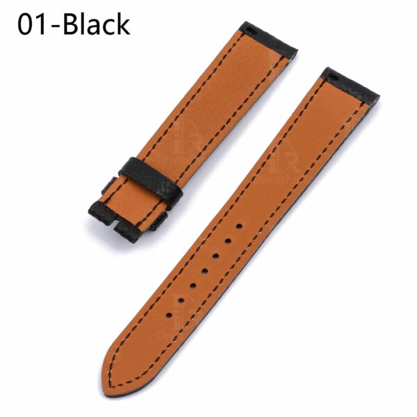 1625239906-Hermes-Cape-Cod-watch-strap-replacement-Orange-sport-band (25) Handmade OEM Hermes watch band replacement