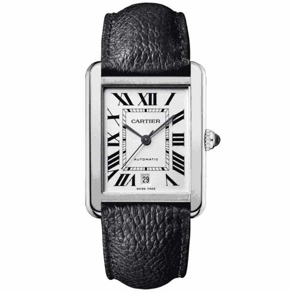 Calf leather watch straps for Cartier Tank & Ronde Solo