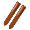 Best quality premium OEM custom calfskin brown leather strap and watch band replacement for Cartier Tank & Ronde Solo luxury mens' and ladies' watches - 100% handmade calf material straps and watchbands online from DR Watchstrap at a low price