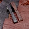 Smooth and Pliable alligator leather material