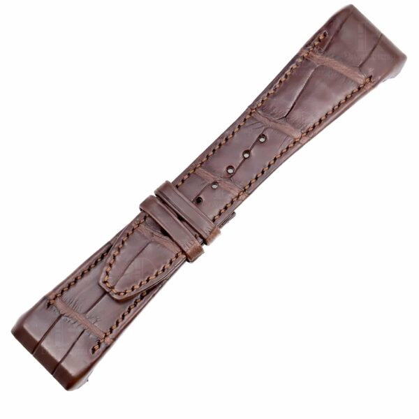 Franck Muller Vanguard V45 V41 V32strap brown alligator leather watch band