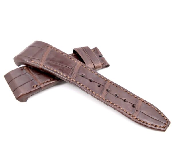 Franck Muller Vanguard V45 V41 V32 strap brown alligator leather