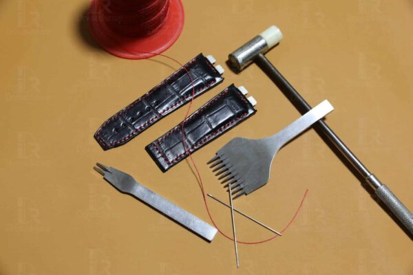 handmade alligator leather watch strap for Hublot Big Bang 311